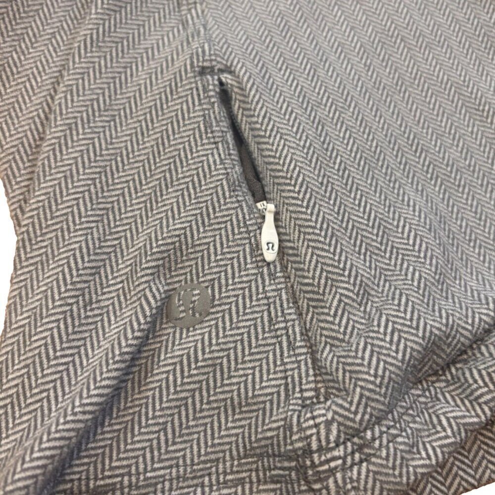 Lululemon Kanto Catch Me Womens 8 Long Sleeve Heathered Gray Athletic Shirt - Picture 5 of 9